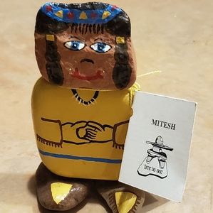 Hand painted Inuk figurine
